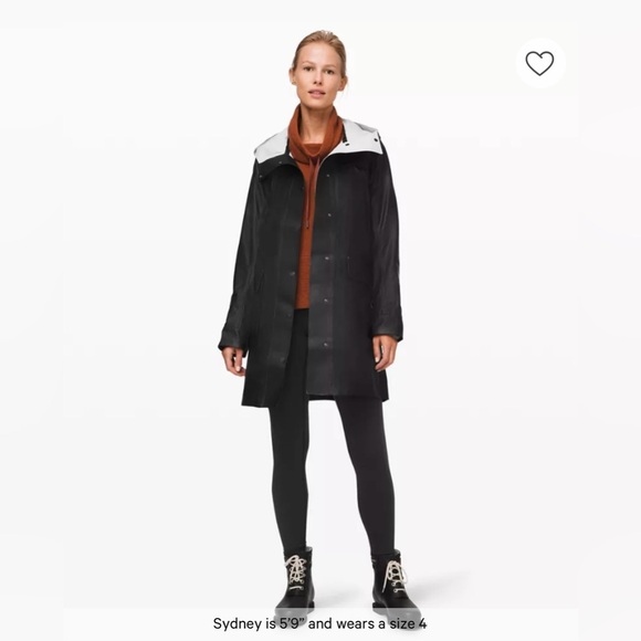 Lululemon Into the drizzle waterproof rain coat - Picture 3 of 8